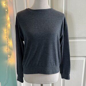 Forever 21 Blue Comfy Long Sleeve Crew Neck Medium